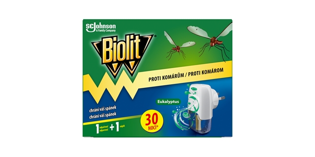 Biolit elektrický odpařovač s tekutou náplní eukalyptus 30 nocí 21ml                                                                                                                                                                                      